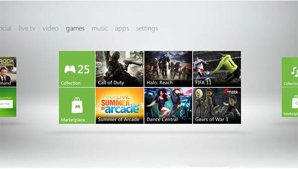 xbox-داشبورد داشبورد ماکروسافت XBox