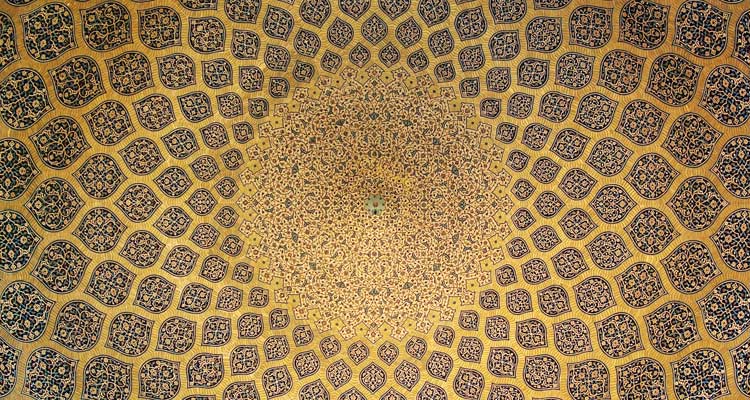 سقف مسجد شیخ لطف الله